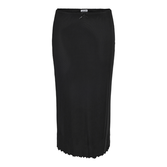 Falda Midi Mesh Negro - Noisy May