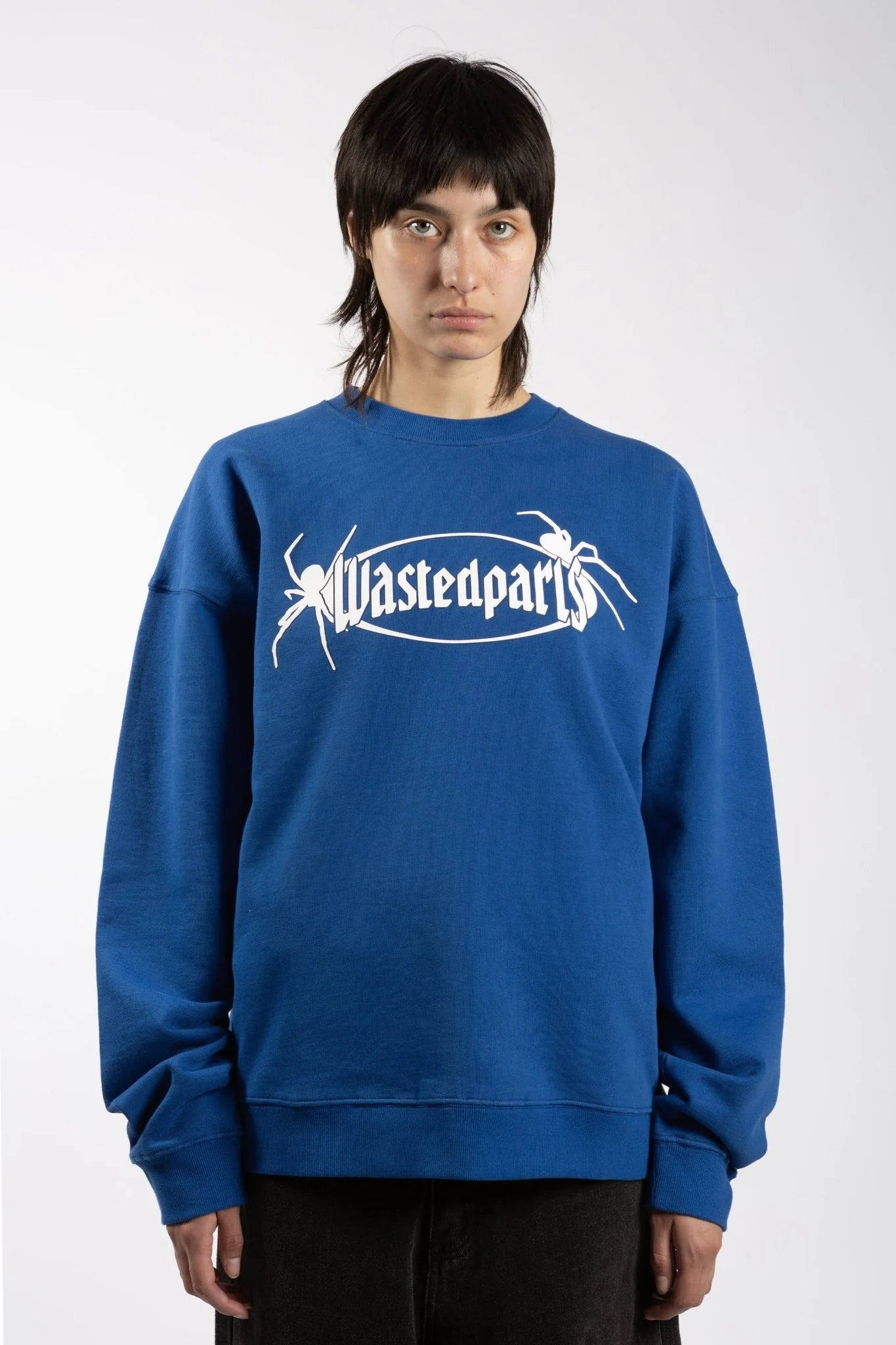 Crewneck Bolier Reset Blue - Wasted Paris