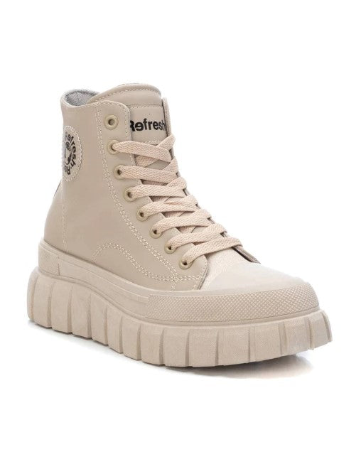 Botín con cordones Taupe - Refresh